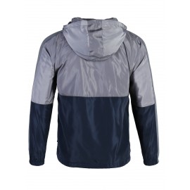 Men's Plus Size Fashion Windbreaker Jacket - Trendy, Oversized Design With Dynamic Style For The Modern Man